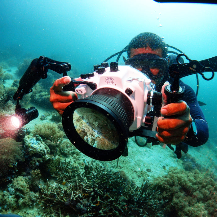 New Generation for Sony A7ii A7rii A7sii Meikon Underwater Camera Housing.
