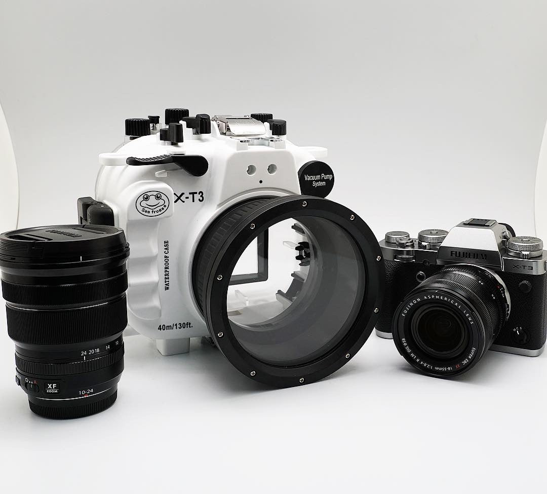 New Arrival Meikon Underwater camera housing for Fujifilm X-T3. Now available for purchase at www.meikon.com.hk website.