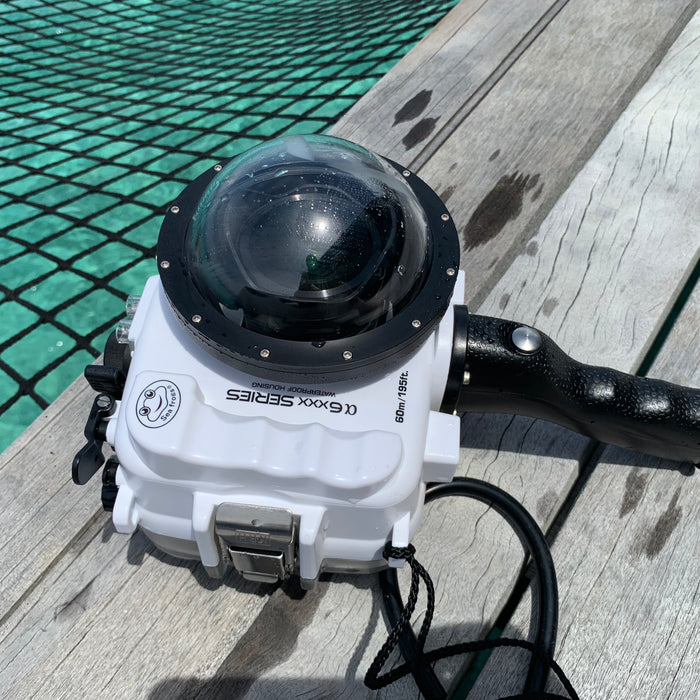 Underwater Housing A6xxx Series Salted Line for Sony Alpha 6000/6300/6500 family. Price will start from 297$ USD at www.seafrogs.com.hk and www.meikon.com.hk