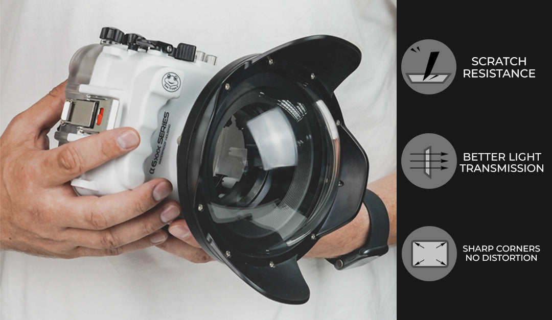 6" Optical Glass Dry Dome Port. For sale again !!!