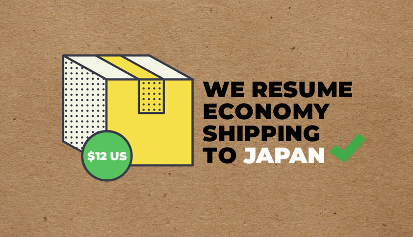 WE RESUME ECONOMY SHIPPING TO JAPAN!