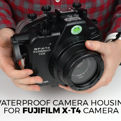 Sea Frogs Waterproof camera housing for Fujifilm X-T4 camera