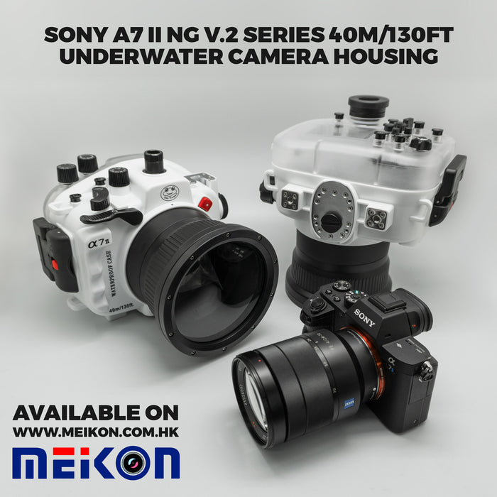 Waterproof housing for SONY A7II camera series BACK IN STOCK!