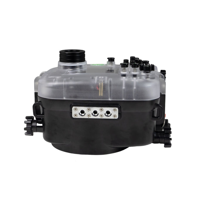 Sony A6700 Sea Frogs 40M/130FT Waterproof housing with Glass 6" Dome Port V.1 for Sigma 10-18mm F2.8 DC DN lens (zoom gear included)