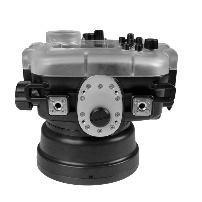 60M/195FT Waterproof housing for Sony RX1xx series Salted Line with Pistol grip (Black)