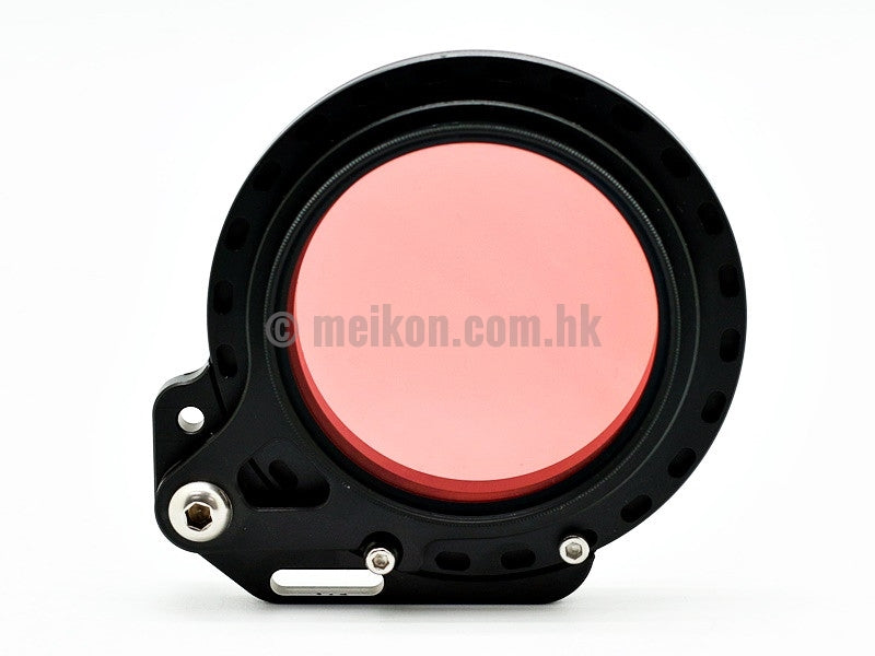 67mm to 67mm flip adapter & CamDive Red diving filter