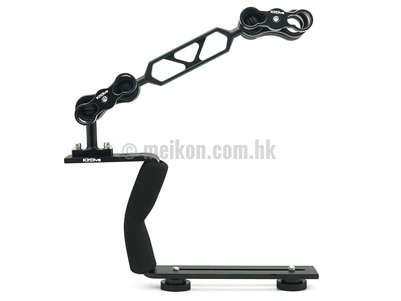 Black Aluminium Diving Handle for Underwater Camera Housings (advanced)