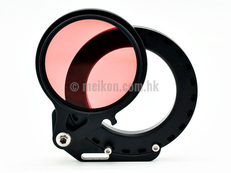 67mm to 67mm flip adapter & CamDive Red diving filter