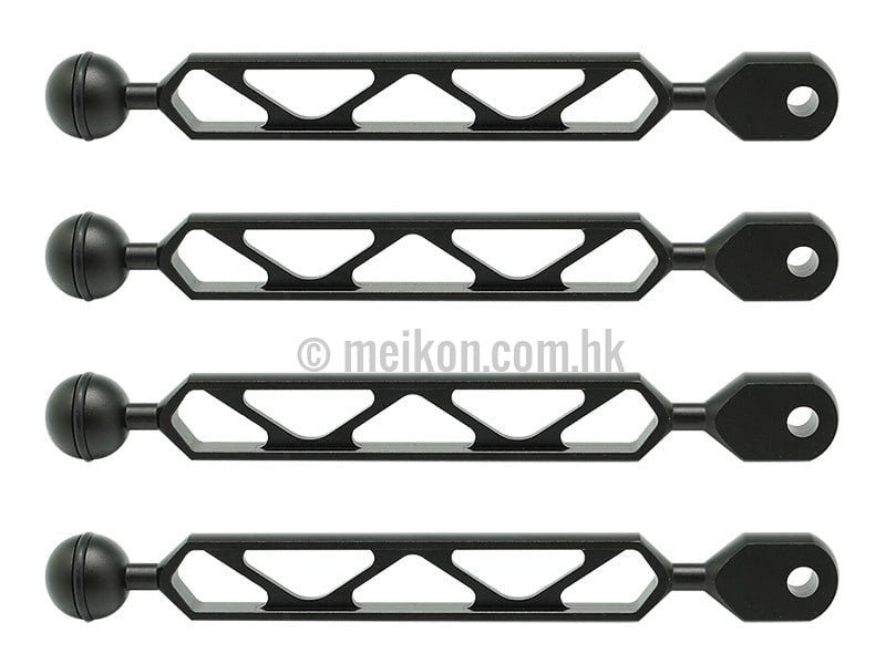 4 x 8"/20.5cm Aluminium one inch ball & YS head arm