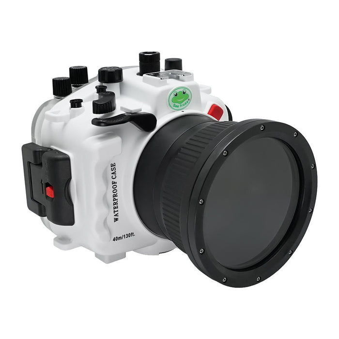 Sony A9 II UW camera housing kit with 6" Optical Glass Dome port V.7 (Including standard port) White.