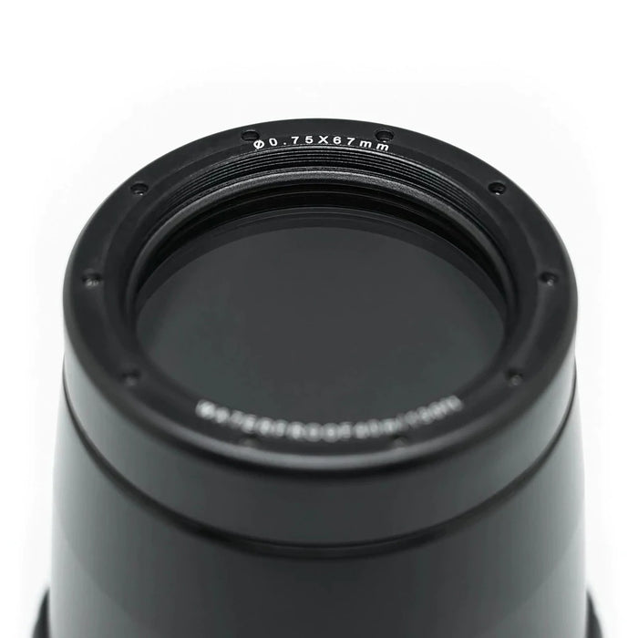 Flat Long port with 67mm thread for Canon EOS M50 / EOS Kiss M 40M/130FT, Canon EF-M 55-200mm F/4.5-6.3 IS STM lens (Zoom gear included)