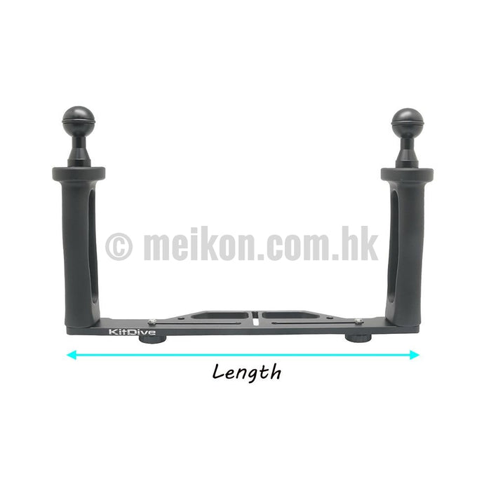 Aluminium tray for underwater camera housing light