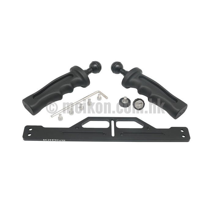 Aluminium tray for underwater camera housing light