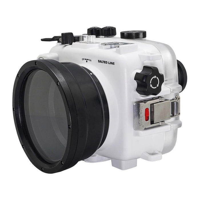 SeaFrogs UW housing for Sony A6xxx series Salted Line with 6" Optical Glass Dry dome port (White) / GEN 3