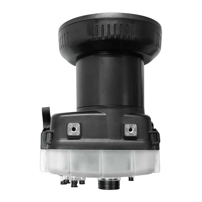 SeaFrogs 40m/130ft Underwater camera housing for Canon EOS RP kit with 6" Dry Dome Port V.13 and standard flat port included
