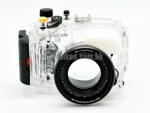 Sony DSC RX100 II Underwater camera housing case front view