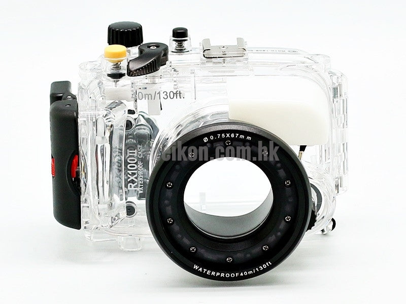 Sony DSC RX100 II Underwater camera housing case front view