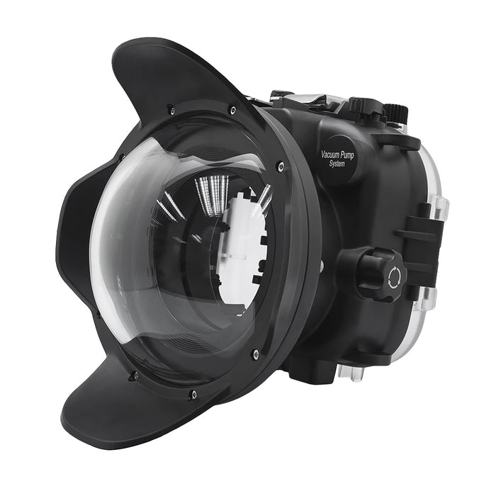 Fujifilm X-T2 40M/130FT Underwater camera housing kit with SeaFrogs Dry dome port V.1